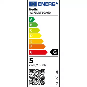 Lâmpada LED Nedis SmartLife 4,9 W (E27) 360 lm, branco frio / branco quente, 10.000 h de vida útil