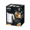 Chaleira elétrica Braun PurEase WK 3100 WH 1,7 L 2200 W branca