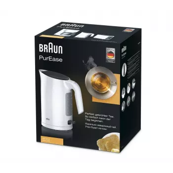 Chaleira elétrica Braun PurEase WK 3100 WH 1,7 L 2200 W branca