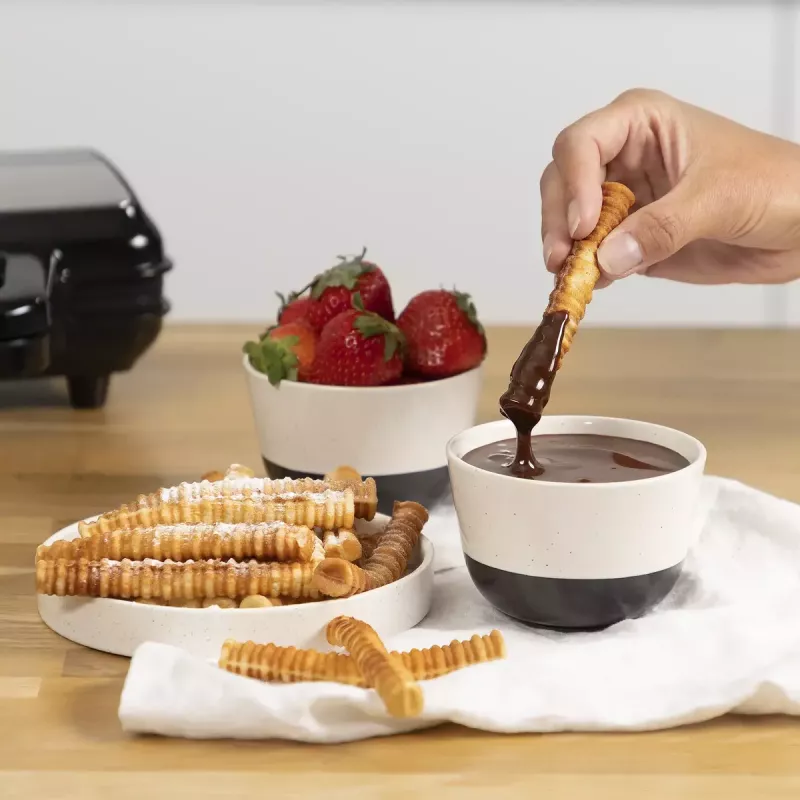 Máquina de waffles Tristar WF-1171, 1000 W, placa 28,5×15,2 cm, aço inoxidável, 1,5 kg
