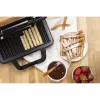 Máquina de waffles Tristar WF-1171, 1000 W, placa 28,5×15,2 cm, aço inoxidável, 1,5 kg