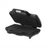 Máquina de waffles Tristar WF-1171, 1000 W, placa 28,5×15,2 cm, aço inoxidável, 1,5 kg