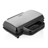 Máquina de waffles Tristar WF-1171, 1000 W, placa 28,5×15,2 cm, aço inoxidável, 1,5 kg