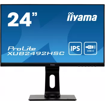 Monitor de computador iiyama ProLite XUB2492HSC-B1 60,5 cm (23,8 polegadas) 1920 x 1080 píxeis Full HD LCD preto