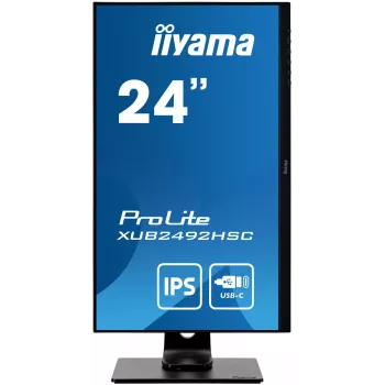Monitor de computador iiyama ProLite XUB2492HSC-B1 60,5 cm (23,8 polegadas) 1920 x 1080 píxeis Full HD LCD preto