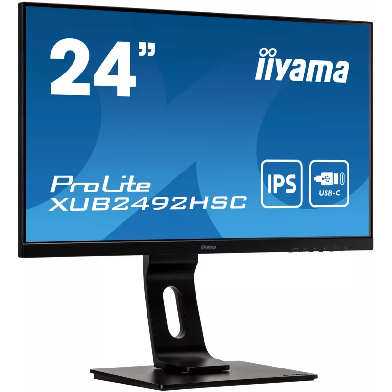 Monitor de computador iiyama ProLite XUB2492HSC-B1 60,5 cm (23,8 polegadas) 1920 x 1080 píxeis Full HD LCD preto