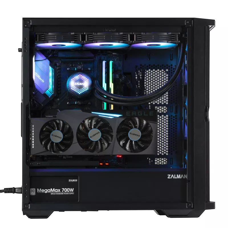 Zalman Z10 PLUS Caixa de computador Midi Tower Preto