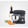 Severin ZB 5592 acessório cortador de legumes para robô de cozinha, 3 tambores de aço inoxidável