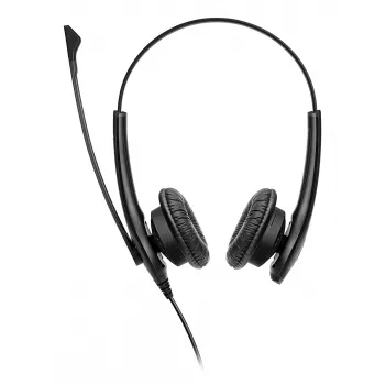 Jabra BIZ 1100 EDU DUO 3,5 mm, Com fios, 80 - 20000 Hz, Educação, 89 g, Headset, Preto