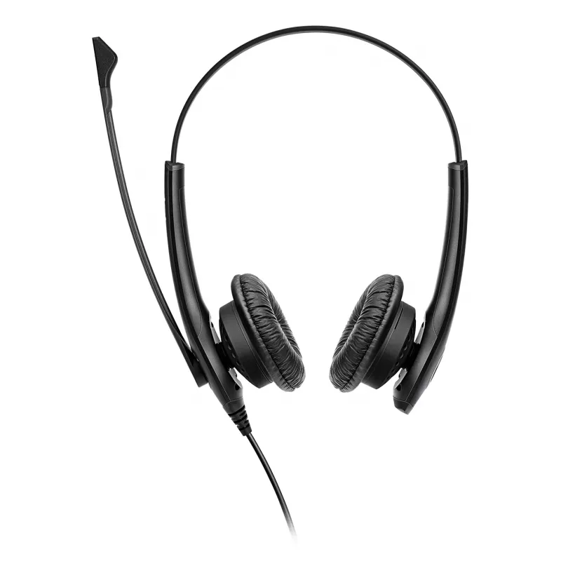Jabra BIZ 1100 EDU DUO 3,5 mm, Com fios, 80 - 20000 Hz, Educação, 89 g, Headset, Preto