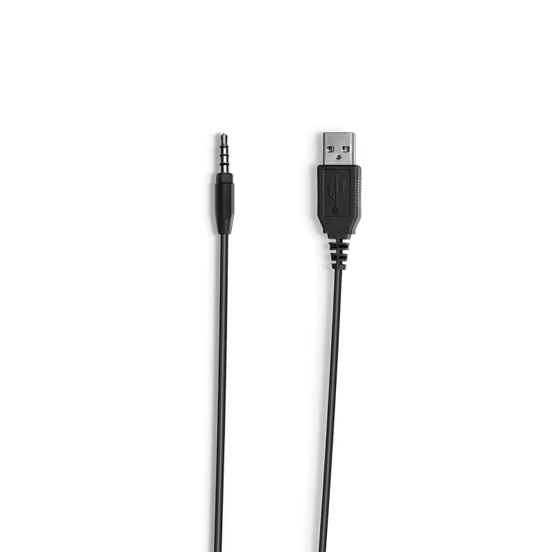 Jabra BIZ 1100 EDU DUO 3,5 mm, Com fios, 80 - 20000 Hz, Educação, 89 g, Headset, Preto