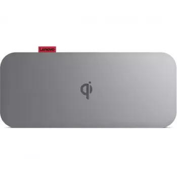 Lenovo GO Polímero de lítio (LiPo) 10000 mAh Carregamento sem fios Cinzento