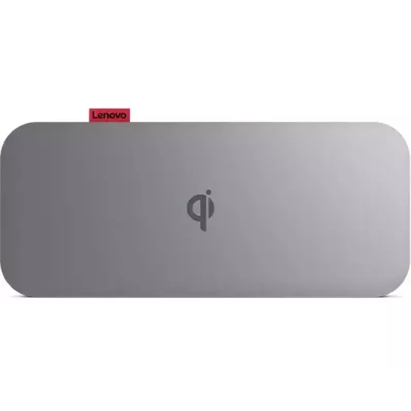 Lenovo GO Polímero de lítio (LiPo) 10000 mAh Carregamento sem fios Cinzento