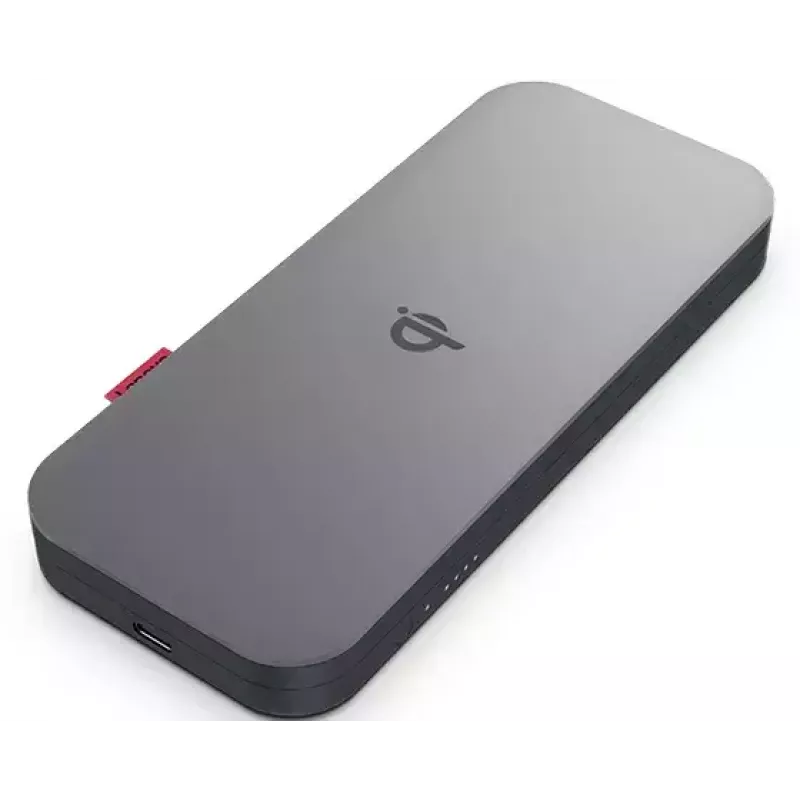 Lenovo GO Polímero de lítio (LiPo) 10000 mAh Carregamento sem fios Cinzento