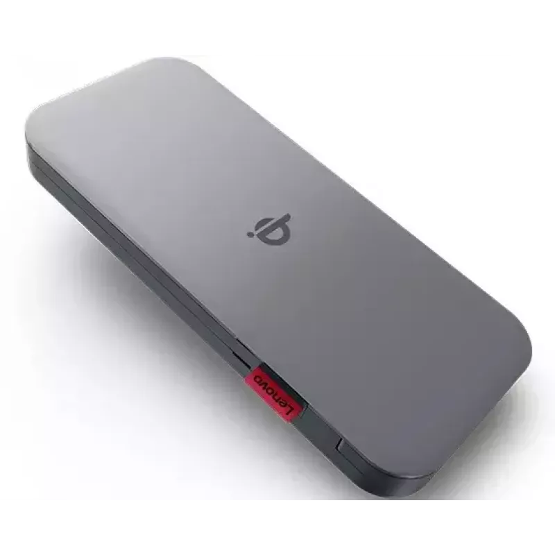 Lenovo GO Polímero de lítio (LiPo) 10000 mAh Carregamento sem fios Cinzento