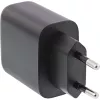 Fonte de alimentação InLine USB PD, carregador GaN, USB-C único, Power Delivery, 65 W