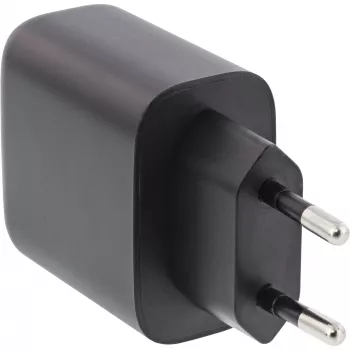 Fonte de alimentação InLine USB PD, carregador GaN, USB-C único, Power Delivery, 65 W