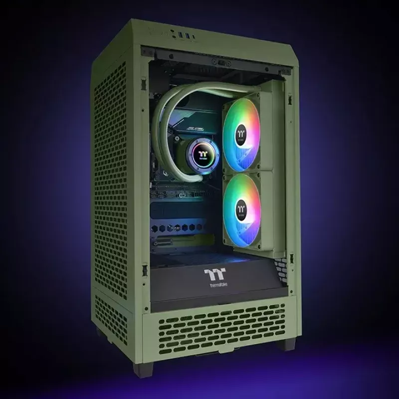 Kit de refrigeração líquida Thermaltake TH280 V2 ARGB Verde 84,32 cfm 3,02 mmH2O