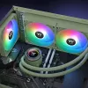 Kit de refrigeração líquida Thermaltake TH280 V2 ARGB Verde 84,32 cfm 3,02 mmH2O