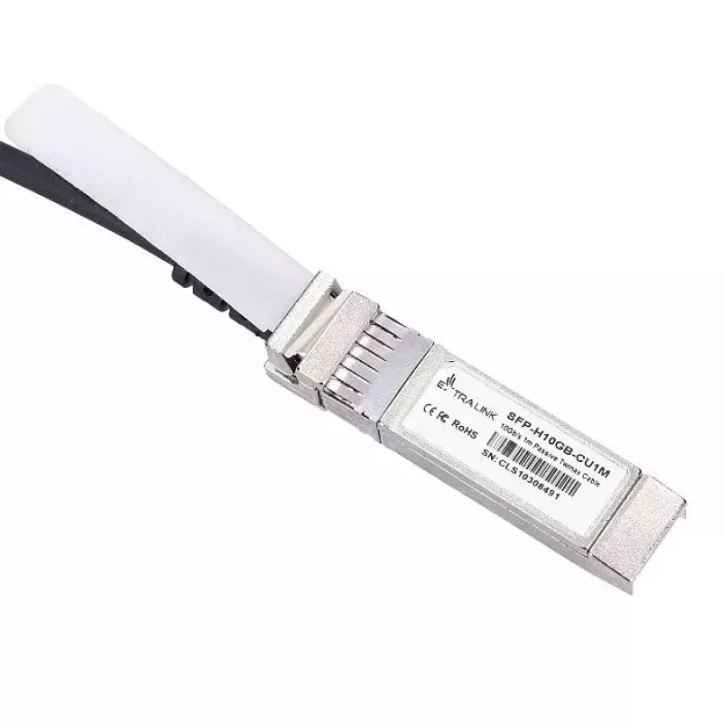 Cabo InfiniBand/fibra ótica Extralink EX.2268 1 m SFP+ DAC Preto