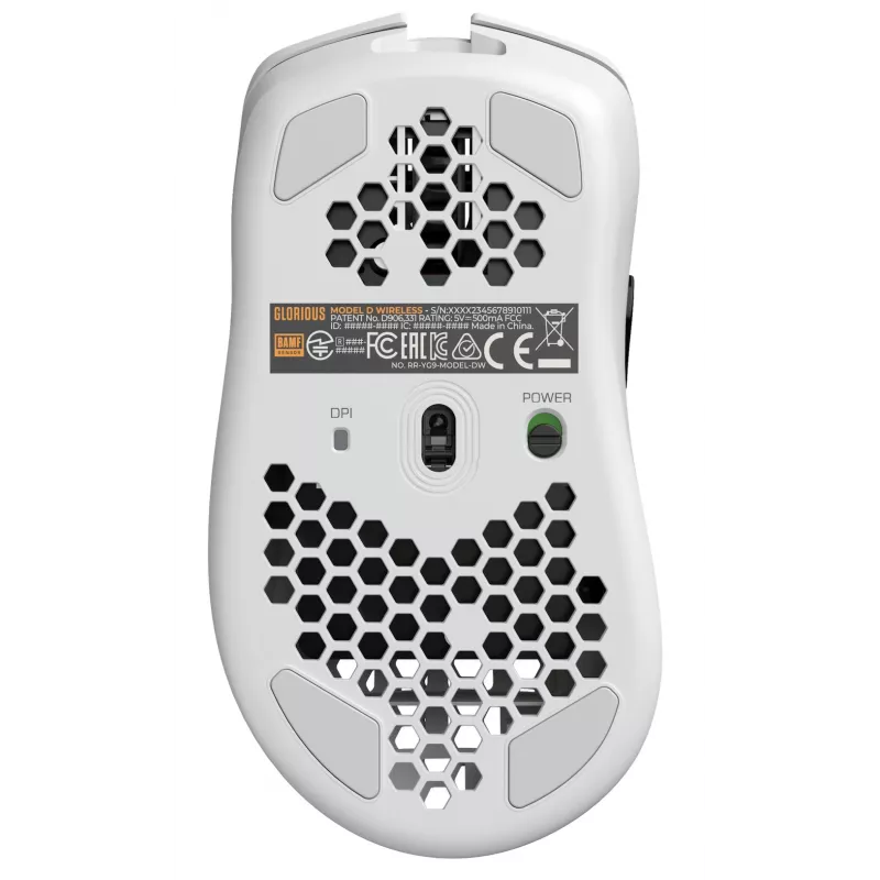 Rato Glorious Gaming Glorious Model D Wireless - Branco mate, destro, RF Wireless, 19000 DPI, Branco