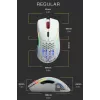 Rato Glorious Gaming Glorious Model D Wireless - Branco mate, destro, RF Wireless, 19000 DPI, Branco