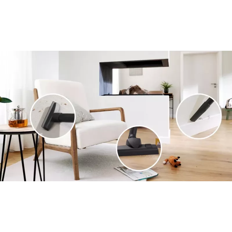 Aspirador Bosch BGB 41BA1 Aspirador de mão, com saco, com fio, 5,3 kg, 265×410×295 mm