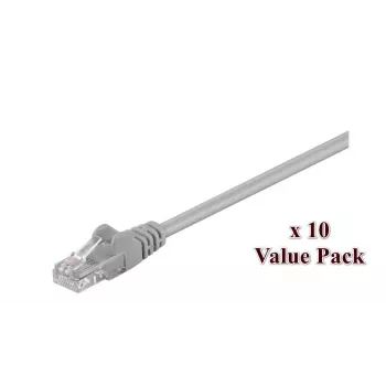 Microconnect V-UTP505VP Cabo de rede cinzento 5 m Cat5e U/UTP (UTP)