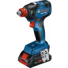 Bosch GDX 18V-200 Professional chave de impacto, 200 Nm, 2 baterias de 4,0 Ah, carregador GAL 18V-40, L-Case