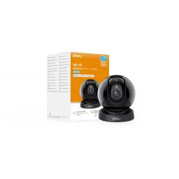 Imou Rex 3D 5MP-R1 câmara H.265 Wi-Fi P&T, câmara de vigilância IP, interior, com fios e sem fios, Amazon Alexa e Google Assistant, teto/parede/secretária, preto