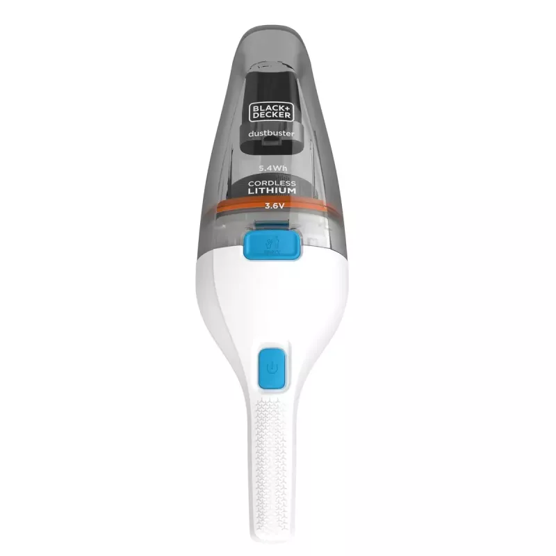 Black & Decker NVC115JL aspirador de mão sem fios, sem saco, 3,6 V, 0,325 L, 8 W, cinzento/branco
