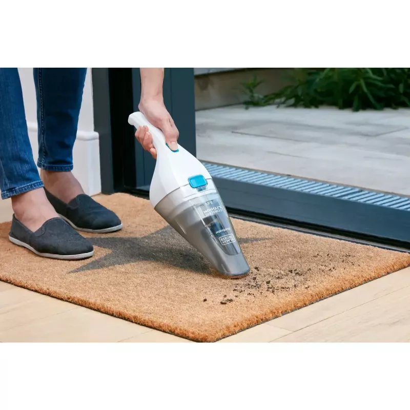Black & Decker NVC115JL aspirador de mão sem fios, sem saco, 3,6 V, 0,325 L, 8 W, cinzento/branco