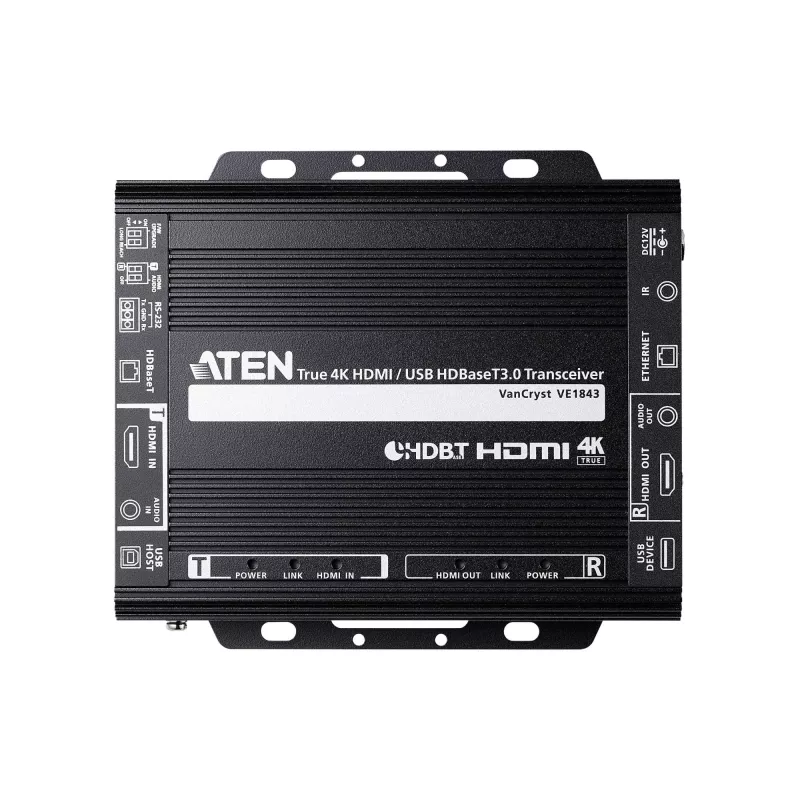 Repetidor AV ATEN True 4K HDMI / USB HDBaseT 3.0 Transceptor 4096 x 2160