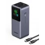 Powerbank Ugreen 20000mAh 130W carregamento rápido lítio cinzento