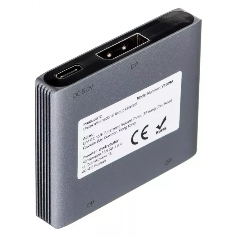 Comutador bidirecional Unitek DP 1.4 8K 2-in-1 (MPN V1609A)