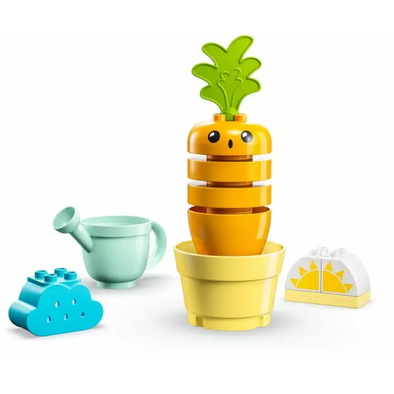 LEGO Duplo 10981 Cenoura Crescente – conjunto interativo de construção e brincadeira para crianças pequenas
