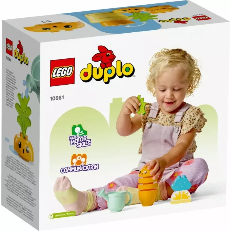 LEGO Duplo 10981 Cenoura Crescente – conjunto interativo de construção e brincadeira para crianças pequenas