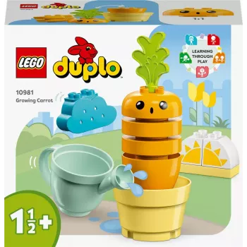 LEGO Duplo 10981 Cenoura Crescente – conjunto interativo de construção e brincadeira para crianças pequenas