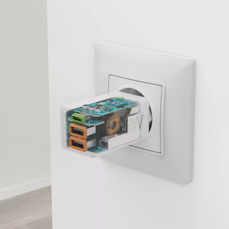 Hama 00201995 carregador para dispositivos móveis smartphone branco AC carregamento rápido interior, exterior
