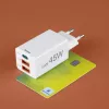 Hama 00201995 carregador para dispositivos móveis smartphone branco AC carregamento rápido interior, exterior