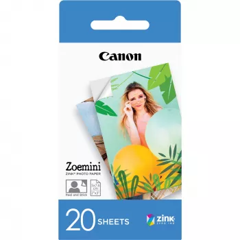 Papel fotográfico Canon ZINK™ 2“x3” 20 folhas