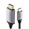 Adaptador de cabo de vídeo Ugreen 50570 1,5 m USB C HDMI Type-A (Standard) preto