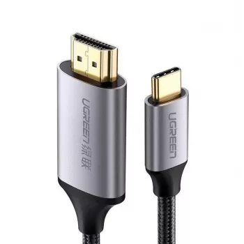 Adaptador de cabo de vídeo Ugreen 50570 1,5 m USB C HDMI Type-A (Standard) preto