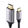 Adaptador de cabo de vídeo Ugreen 50570 1,5 m USB C HDMI Type-A (Standard) preto