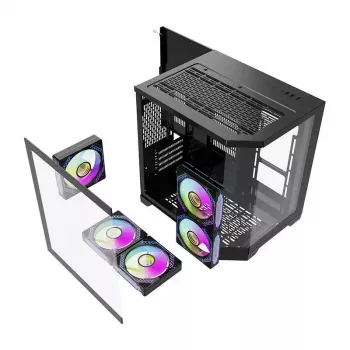 Caixa de computador Darkflash FT350 ATX preto