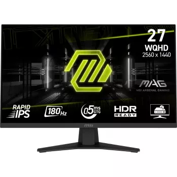 Monitor de computador MSI MAG 274QF X24 68,6 cm (27 polegadas) 2560 x 1440 píxeis Wide Quad HD LCD preto