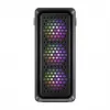 Caixa FSP CUT593A Full Tower mITX, mATX, ATX, E-ATX preto ARGB
