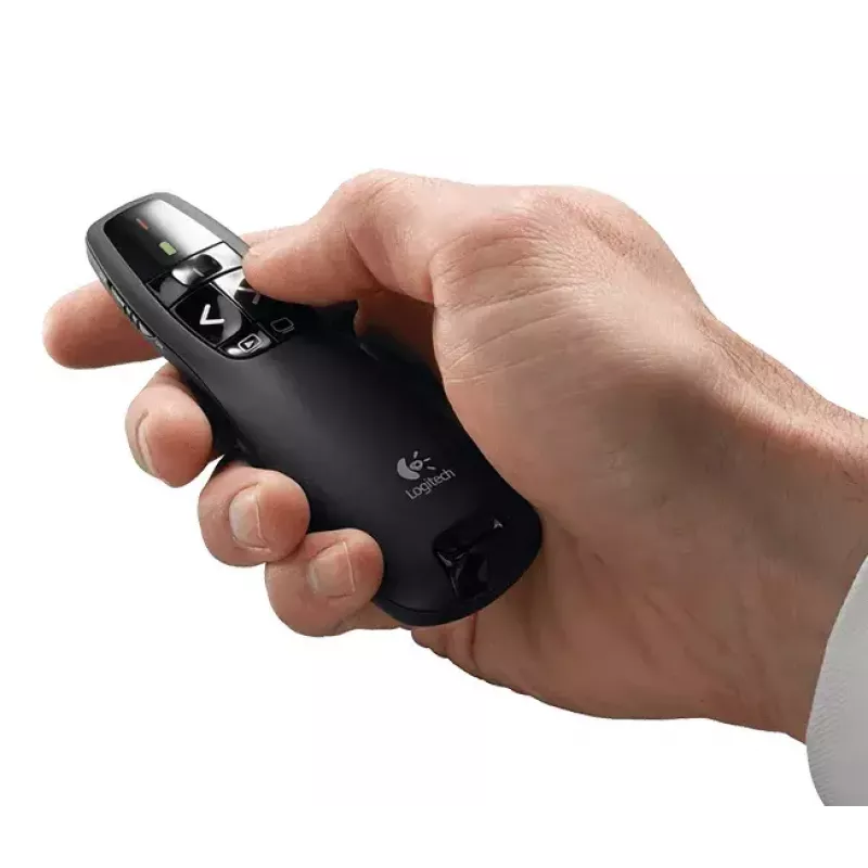 Apresentador sem fios Logitech R400, USB, 910-001357, 910-001356