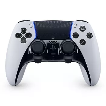 Comando Sony DualSense Edge para PlayStation 5 — com fios e sem fios (Bluetooth/USB), preto/branco