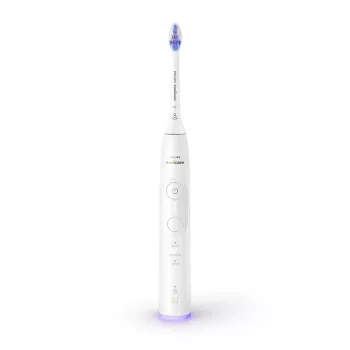 Escova de dentes sónica Philips Series 6500 HX7419/01 — tecnologia sónica, 62.000 movimentos/min., 3 modos, sensor de pressão, 2 manípulos, 2 cabeças de escova, estojo de viagem